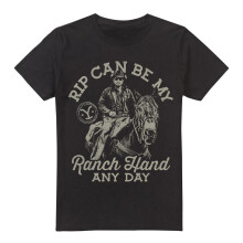 (XL, Black) Yellowstone Mens Rip Can Be My Ranch Hand T-Shirt