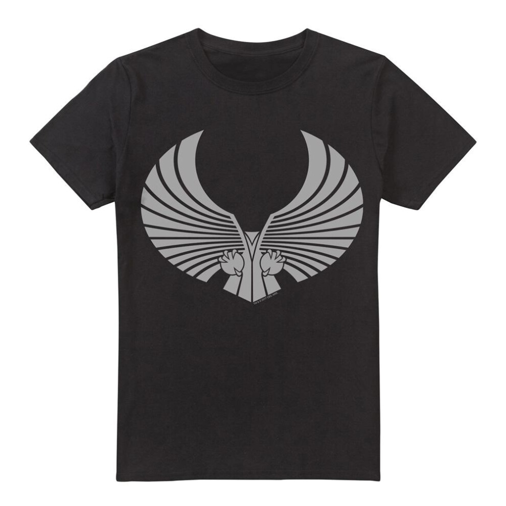 Star Trek (S, ) Mens Romulan Logo T-Shirt Black