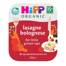 HiPP Organic Lasagne Bolognese Toddler Tray Meal 15+ Months 250g (Pack of 6)