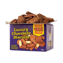 BROKEN CHOCOLATE BISCUITS ASSORTMENT 1KG - Box Of Broken Biscuits Bulk, Biscuit