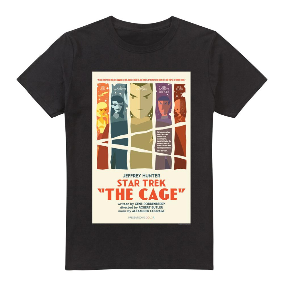 Star Trek (4Xl, ) Mens The Original Series Episode 80 T-Shirt Black