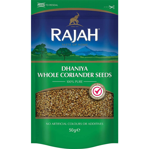 Rajah Dhaniya Whole Coriander Seeds, 2