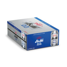 Asahi Super Dry 0% Alcohol Free Beer, Non alcoholic Lager, Japanese Beer, 24 x 3