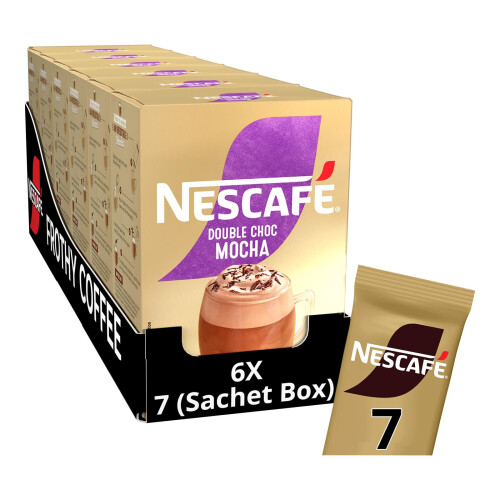 Nescafe NESCAFÉ MOCHA Double Choco Instant Coffee Sachets x7