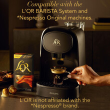 LOR Espresso Chocolate Flavour Coffee Pods X10 Pack of 10 Total 100 Ca