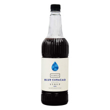 Simply Blue Curacao Syrup, Vegan & Nut Free Flavoured Syrup for Coffee, Cocktails & Baking (1 Litre)