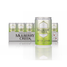 Mulberry Creek Bitter Lemon Tonic Water, Contains Quinine, Premium Quality, Great for Cocktails & Paired with Gin or Vodka, Low Calories & Sodium, Fu