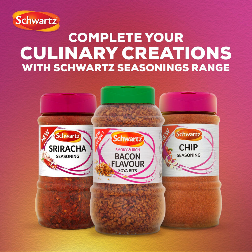 Schwartz Bacon Flavour Bits 320G – Smoky Crispy Veganfriendly Bacon To