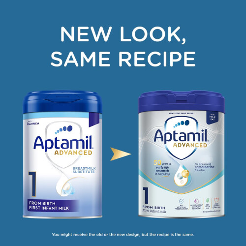 Aptamil Aptamil Advanced 1 First Infant Baby Milk Powder Formula, from Birth, 2