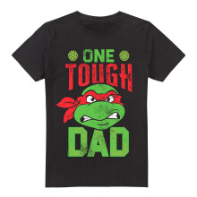 (5XL, Black) Teenage Mutant Ninja Turtles Mens One Tough Dad Fathers Day T-Shirt