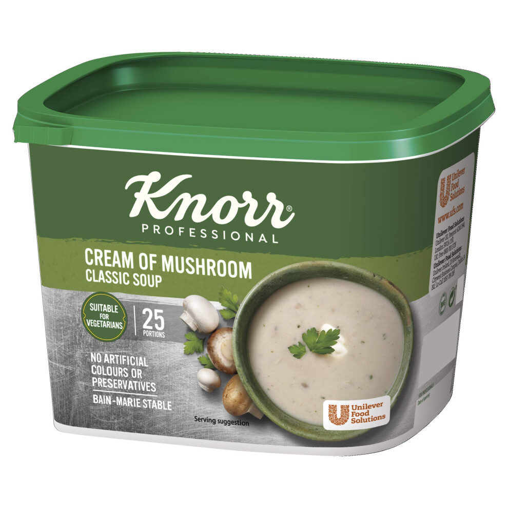 Knorr Classic Cream Of Mushroom Soup Mix, 25 Portions, 19738401,425