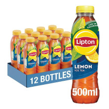 Lipton Ice Tea Lemon 500ml Pack of 12