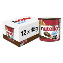 Nutella &Go! Hazelnut Snack Kit, Bulk Chocolate Gift, Hazelnut Spread