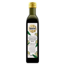 Biona Organic Toasted Sesame Seed Oil, 250ml - Pressed From Gently Toasted Sesam