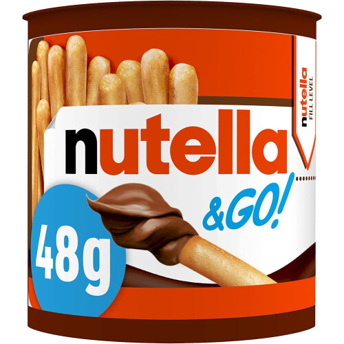 Nutella &Go! Hazelnut Snack Kit, Bulk Chocolate Gift, Hazelnut Spread 1