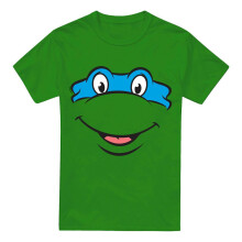 (4XL, Kelly Green) Teenage Mutant Ninja Turtles Mens Leonardo Smile T-Shirt