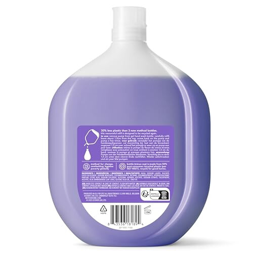 Method Method Hand Wash Refill, French Lavender, 2 x 1l (Pack 2) 1