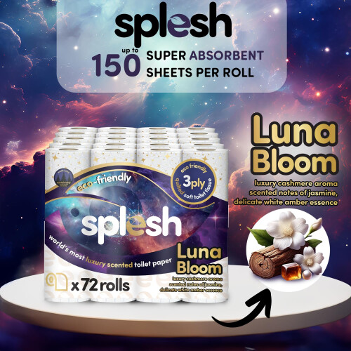 Cusheen Splesh by Cusheen Toilet Roll 72 Rolls 2