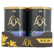 L’OR Artiste Vigoroso Instant Coffee 95g Intensity 8 Pack of 6 Tins To