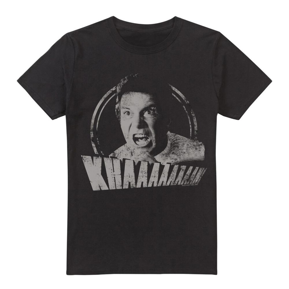 Star Trek (5Xl, ) Mens Khan Distressed T-Shirt Black