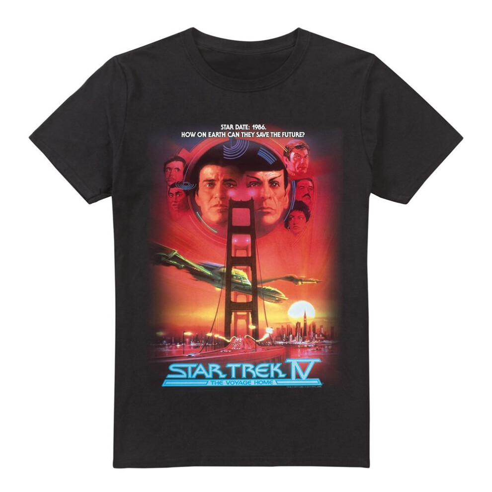 Star Trek (5Xl, ) Mens The Voyage Home T-Shirt Black