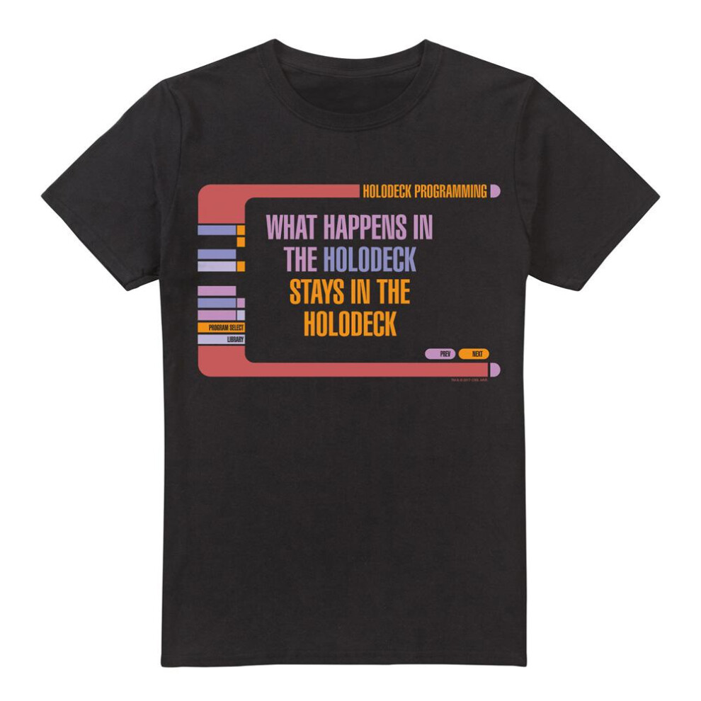 Star Trek (5Xl, ) Mens Holodeck Secrets T-Shirt Black