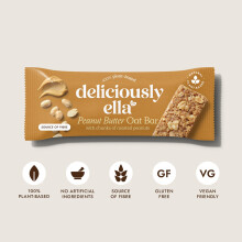 Deliciously Ella Peanut Butter Oat Bar GlutenFree Vegan Friendly Heal