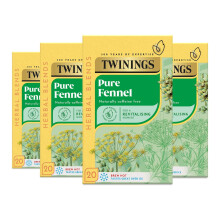 Twinings Pure Fennel Herbal Infusion Flavoured Tea - 80 Biodegradable Tea Bags (
