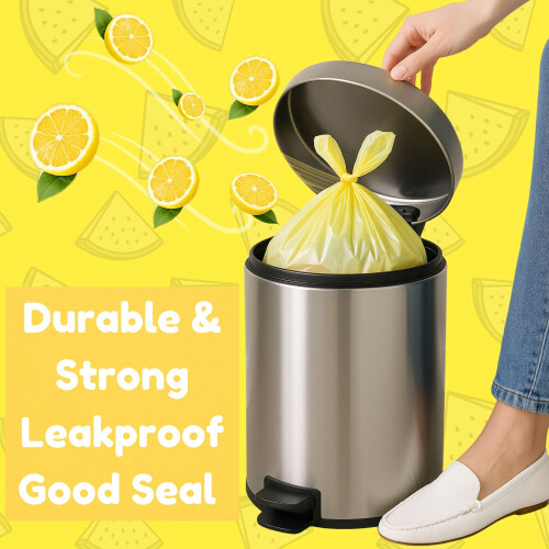 90 Extra Scented Bin Liners 15l | Fragranced Pedal Bin Bags Lavender 2