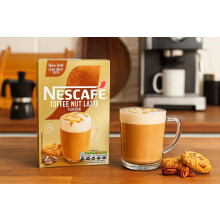 NESCAFÉ Toffee Nut Latte Instant Coffee Sachets x7 Pack of 6 Total 42
