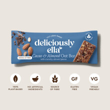 Deliciously Ella Cacao Almond Oat Bar GlutenFree Vegan Friendly Heal