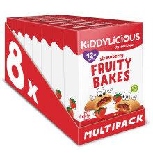 Kiddylicious Strawberry Fruity Bakes - Delicious Snacks for Kids with