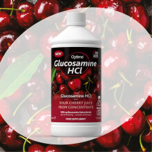 Optima Glucosamine HCL Cherry Juice Concentrate Natural Vegan No Added