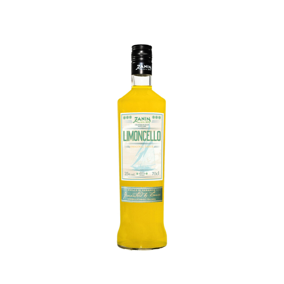 Zanin 1895 Limoncello Liqueur 70Cl, 25% Abv | Refreshing Italian Lemon Liqueur 83587542
