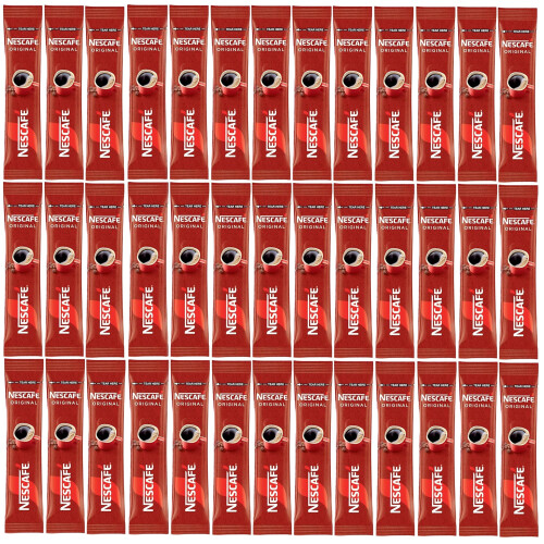 Nescafe Nescafé Original Instant Coffee Sachets, 100 x 1.2g Single Sticks