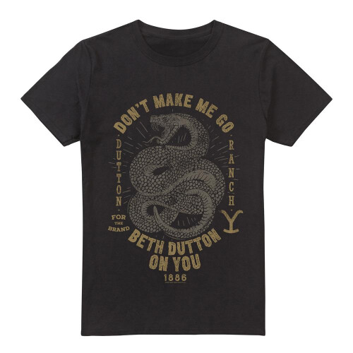 Yellowstone (L, Black) Yellowstone Mens Beth Dutton T-Shirt