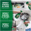 Fairy Fairy Skip the Soak Dish Spray Kit, Lemon, 1.3L (650ml Spray + 4