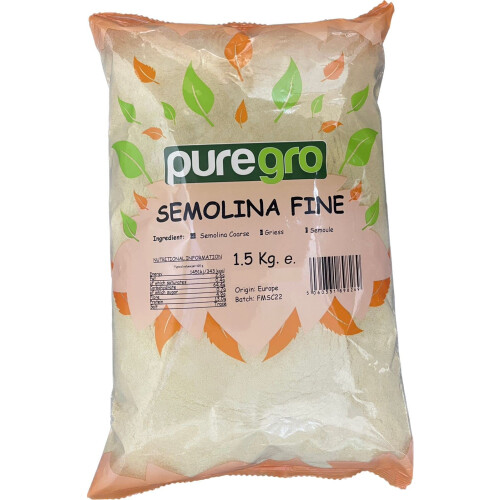 Puregro Semolina Fine 1.5kg