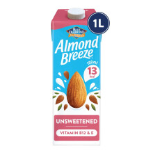 Blue Diamond Almond Breeze Unsweetened Almond Milk 8 x 1L