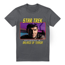 (L, Charcoal) Star Trek Mens Balance of Terror T-Shirt