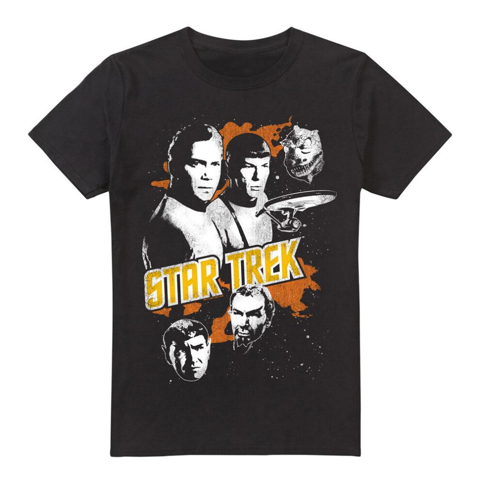 Star Trek (3Xl, Black) Mens Good Vs Evil Graphic T-Shirt