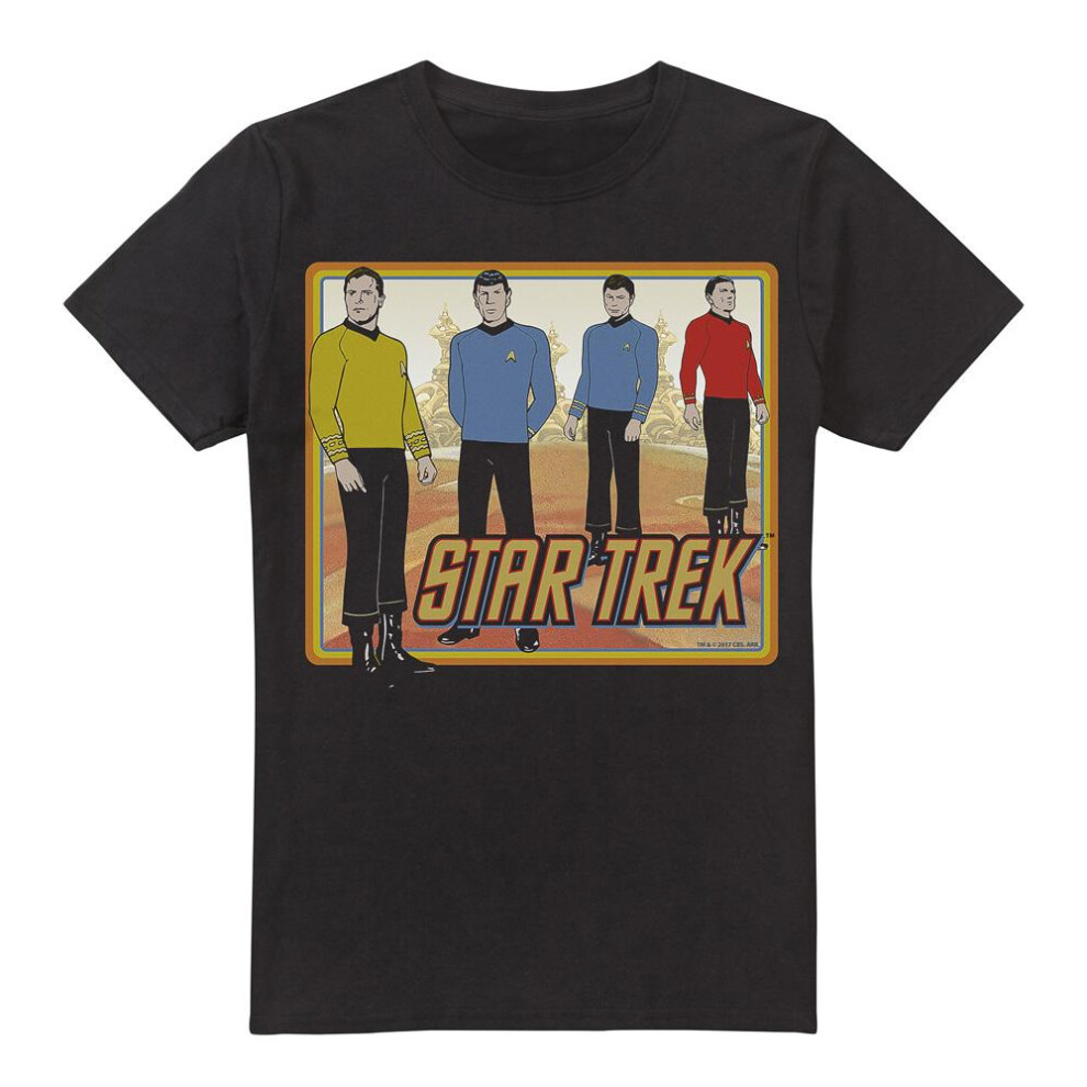 Star Trek (4Xl, ) Mens Classic T-Shirt Black