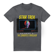 (4XL, Charcoal) Star Trek Mens The Corbomite Maneuver T-Shirt