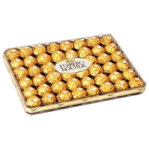 Ferrero Rocher Ferrero Rocher Collection, Fine Hazelnut Milk Chocolates, 48 Count