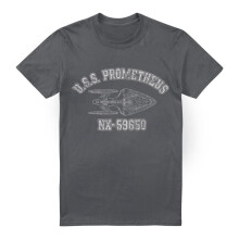 (XL, Charcoal) Star Trek Mens Prometheus Athletic T-Shirt