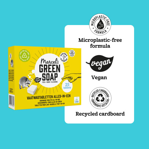 Marcel's Green Soap - Dishwasher Tablets All-in-One - Washing Machine - Micropla 2