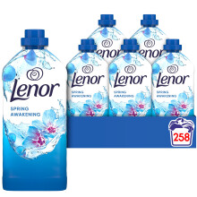 Lenor Fabric Conditioner 258 Washes, Spring Awakening, Provides Long Lasting Freshness, With 24h Odour Defence