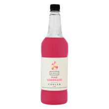 Simply Pink Lemonade Cooler, Suitable for Vegans, Beverage Syrup for Cocktails, Mocktails & Lemonades (1 Litre)