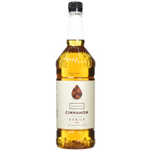 Simply Cinnamon Syrup, Vegan & Nut Free Flavoured Syrup for Coffee, Cocktails & Baking (1 Litre)