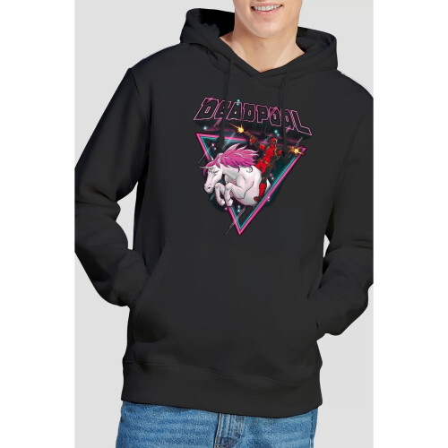 Marvel Marvel Mens Deadpool Unicorn Hoodie 1
